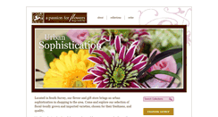 Desktop Screenshot of apassionforflowers.ca